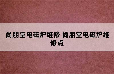 尚朋堂电磁炉维修 尚朋堂电磁炉维修点